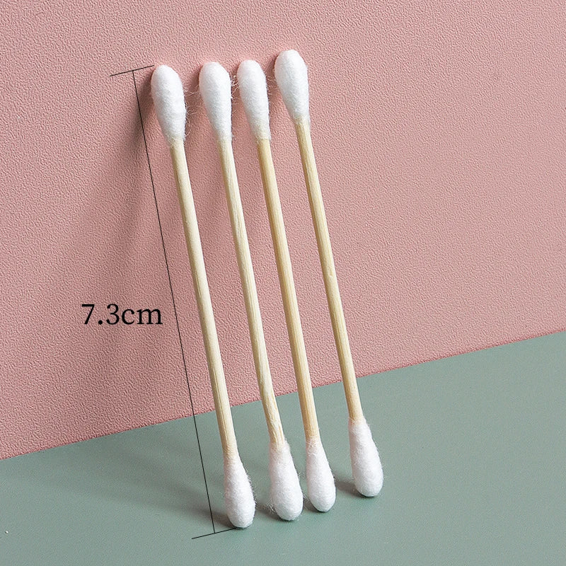 Double Head Wood Cotton Swab