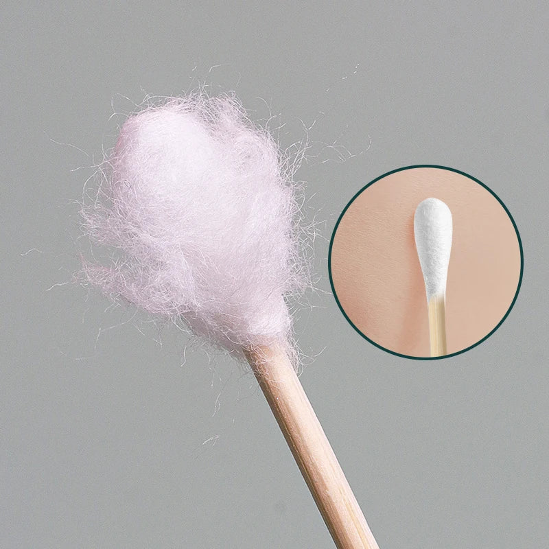 Double Head Wood Cotton Swab