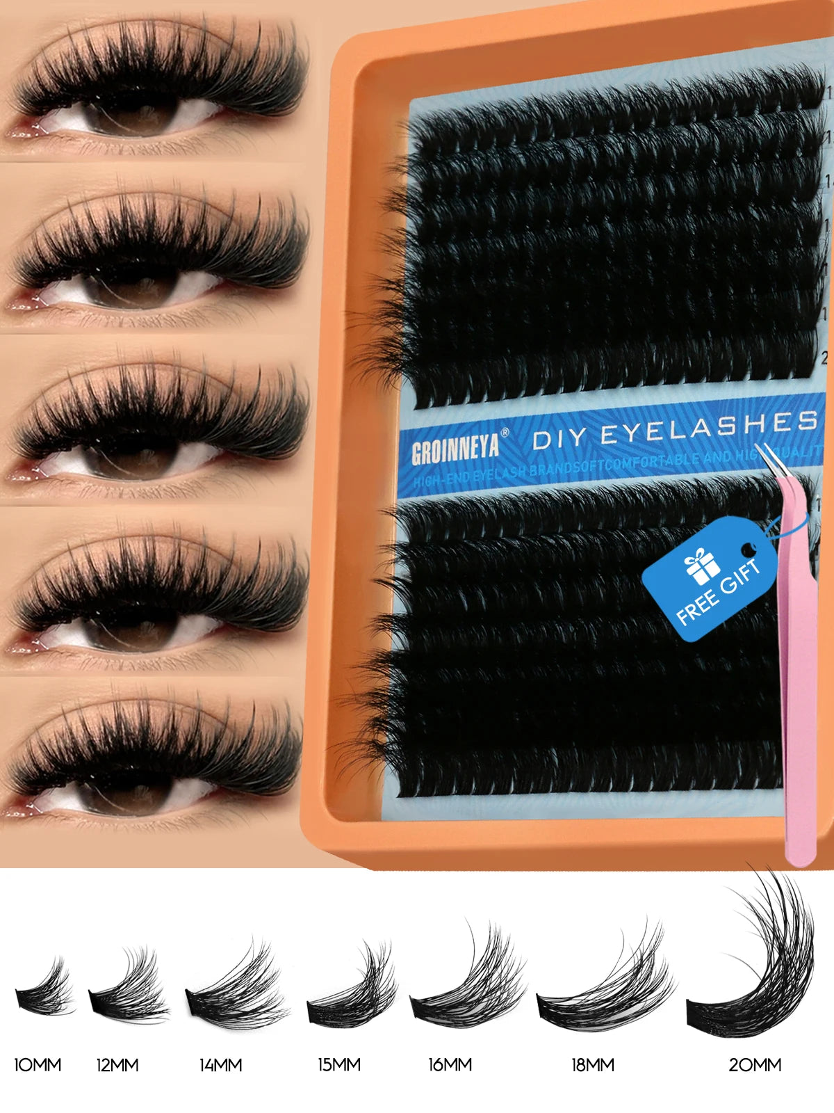 Eyelash Clusters