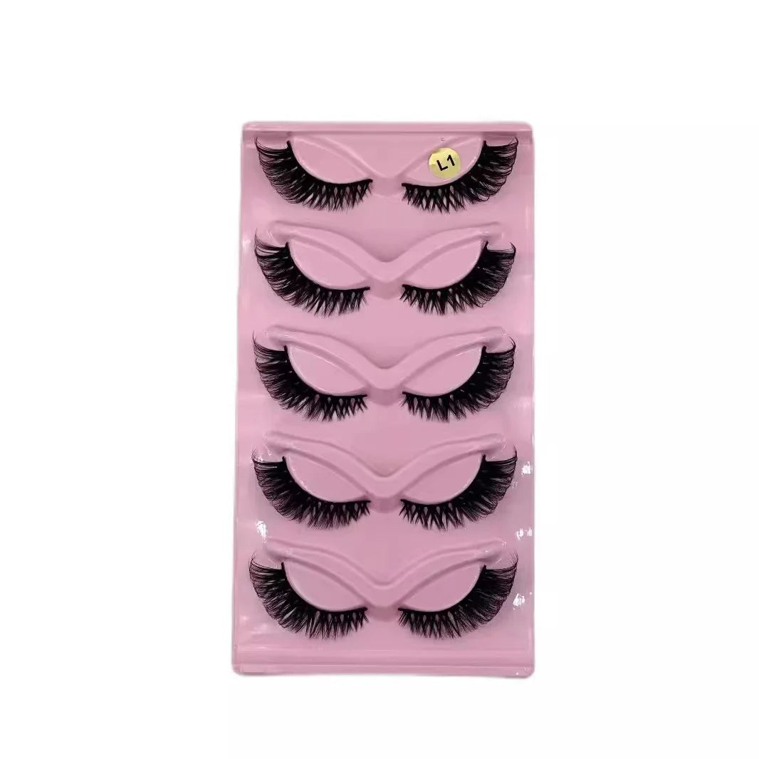 5 Pairs Cat Eye Lashes