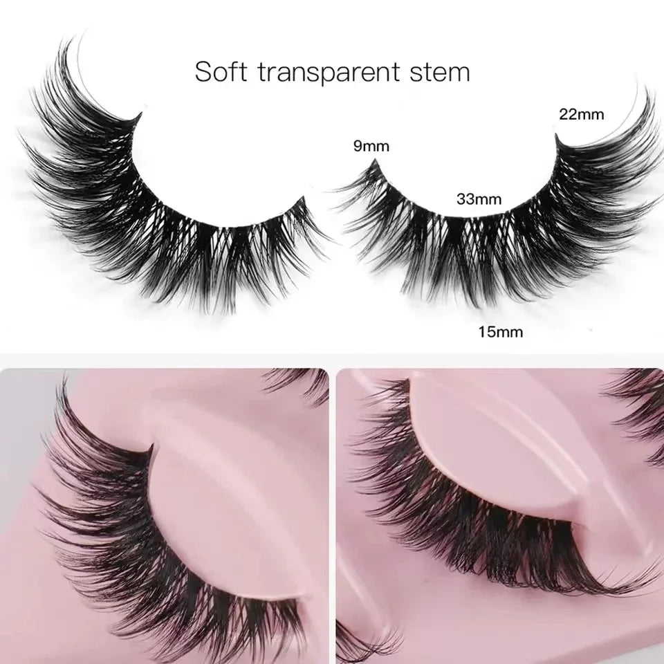 5 Pairs Cat Eye Lashes